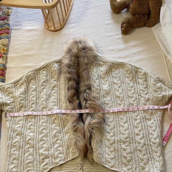 ANAMA trendy cocoon/Batwing style open front cardigan sweater. P size M/L - Picture 12 of 13